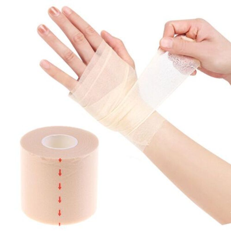 Pra-Tape Underwrap Foam untuk Tape Athletic, Underwrap Perlindungan Tanpa Lateks untuk Sukan dan Latihan